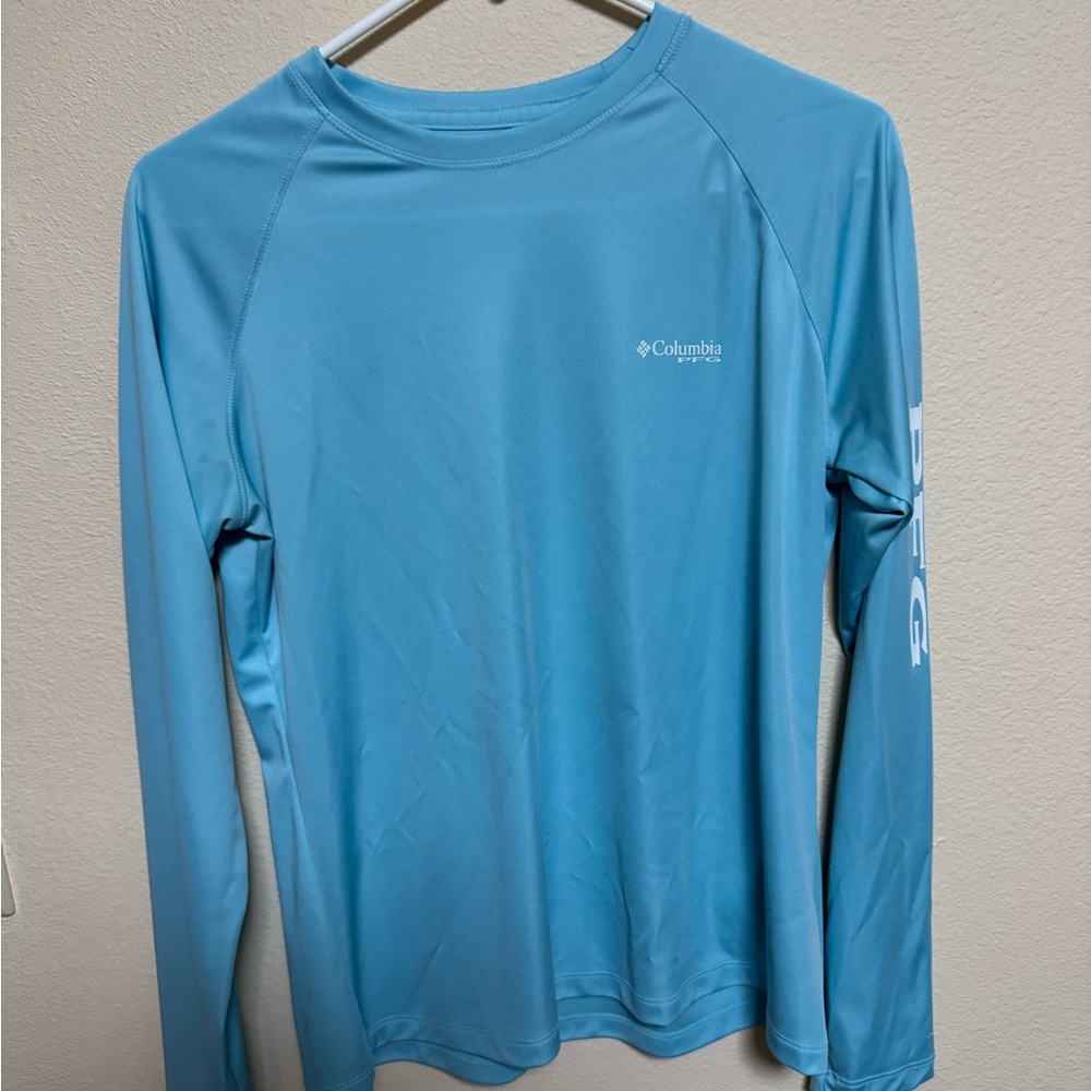 Columbia Teal Crew Neck Shirt